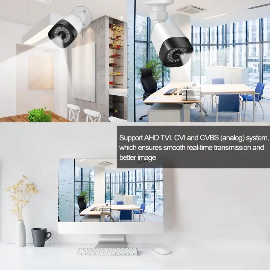 TVI/AHD/CVI/CVBS ночное видение CCTV Открытый водонепроницаемый безопасности Аналоговый