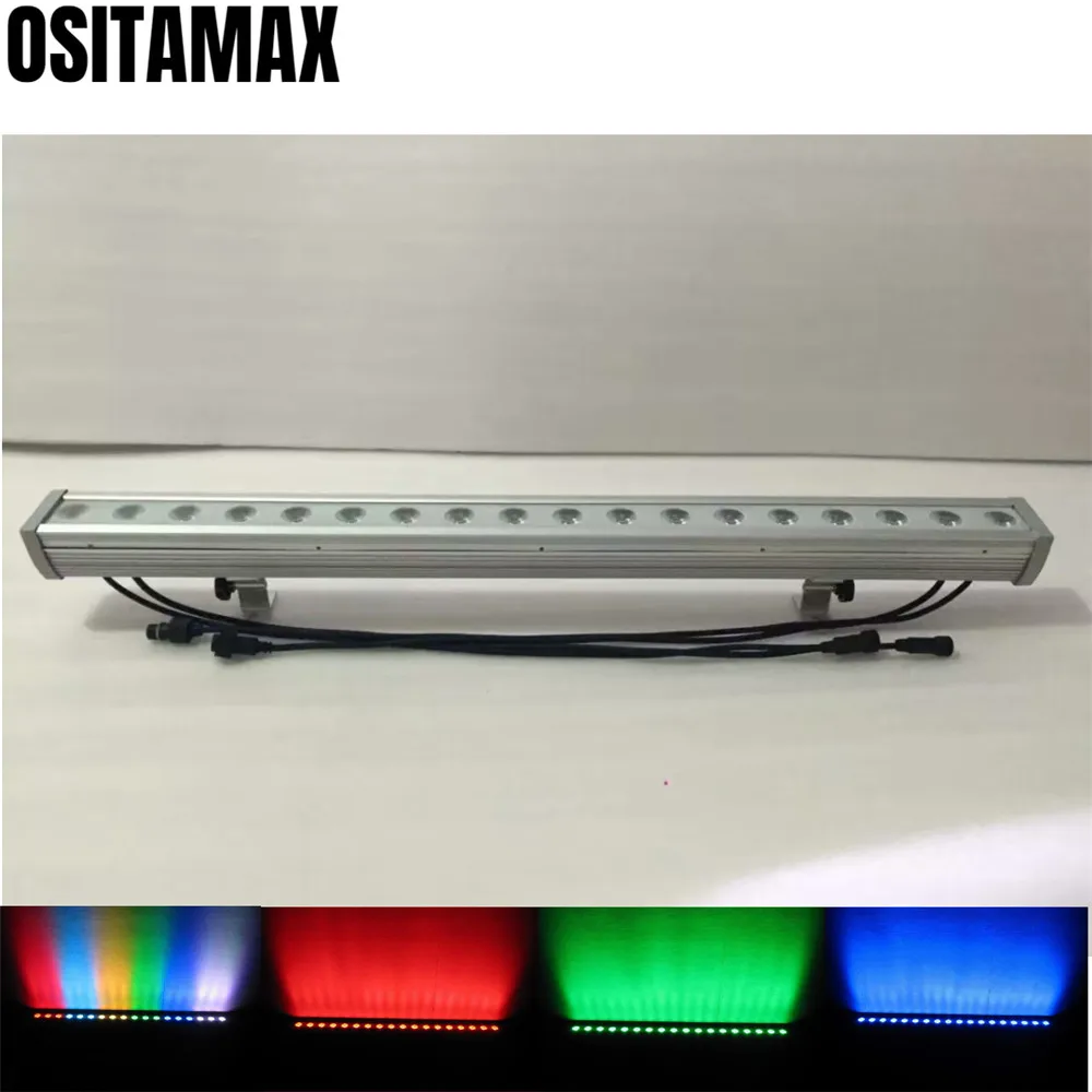 Светодиодный настенный светильник 18x3 Вт RGB 3 в 1 IP65 уличный прожектор яркий