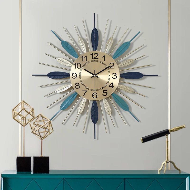 

Современный дизайн, стильные настенные часы в скандинавском стиле, простое искусство, беззвучные индивидуальные домашние украшения Klokken ...