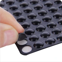 new anti collision particles door windows protection silicone pad furniture silencer door lock mute toilets mat 100pcsbag