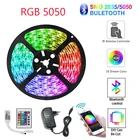 Светодиодная лента 12 В постоянного тока RGB 5050 5 м 10 м 15 м 20 м 12 В Luces Светодиодная лента гибкая лента Диодная Bluetooth Wi-Fi ИК пульт дистанционного управления полный комплект