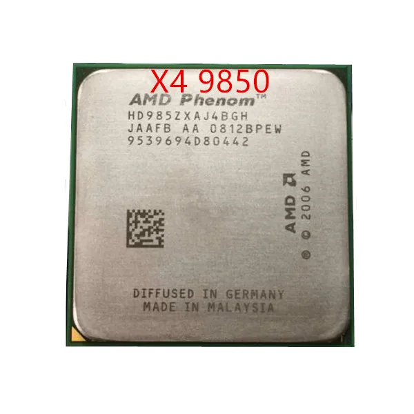 Процессор AMD Phenom X4 9850 четырехъядерный (2 5 ГГц/2 Мб/125 Вт/2000 ГГц) Разъем am2 + Бесплатная
