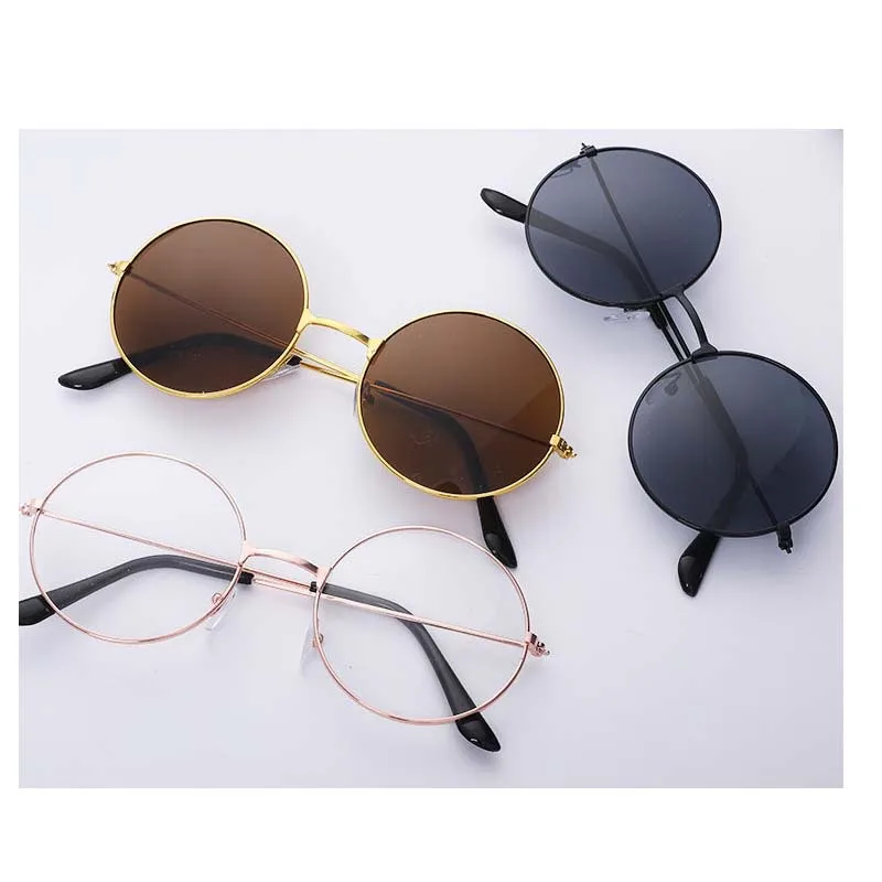 

Round vintage metal frame prince sunglasses unisex