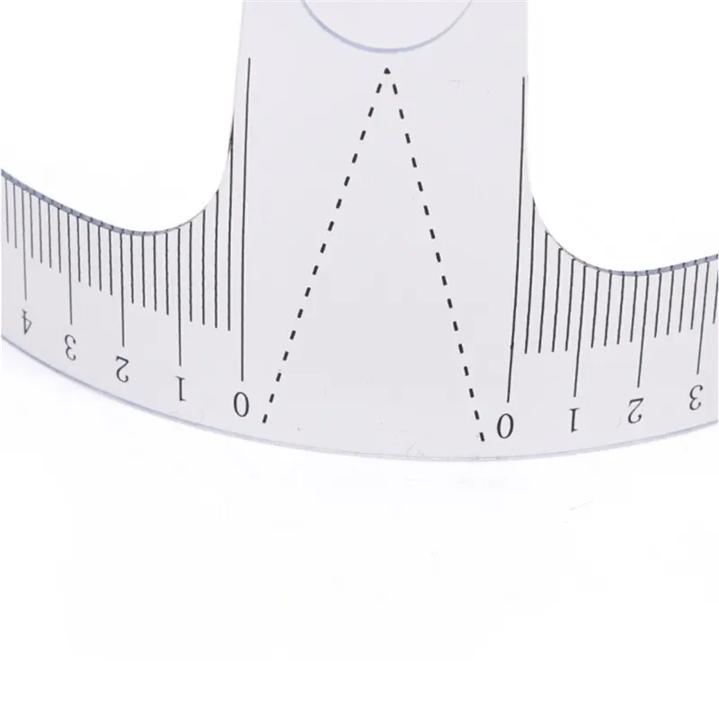 1 шт. многоразовая линейка для бровей микроблейдинг каллипер трафарет макияж