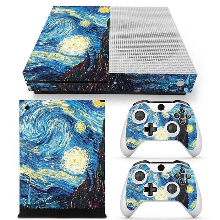 Для X box one s Наклейка на консоль и 2 контроллера наклейка для BOX ONE S Виниловая x ПВХ |