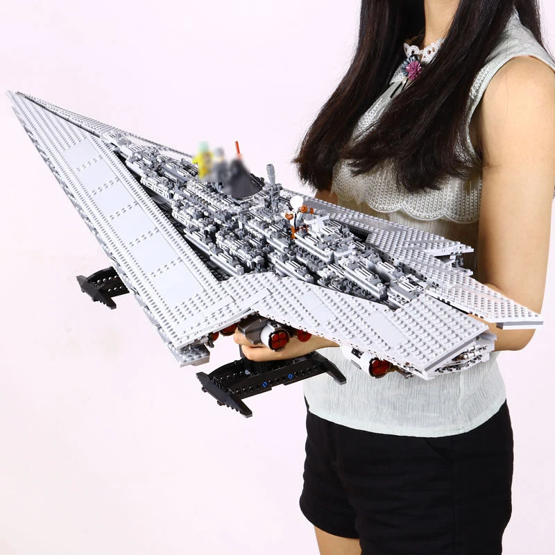 Звездные космические войны Император истребители корабль Execytor супер Звездный