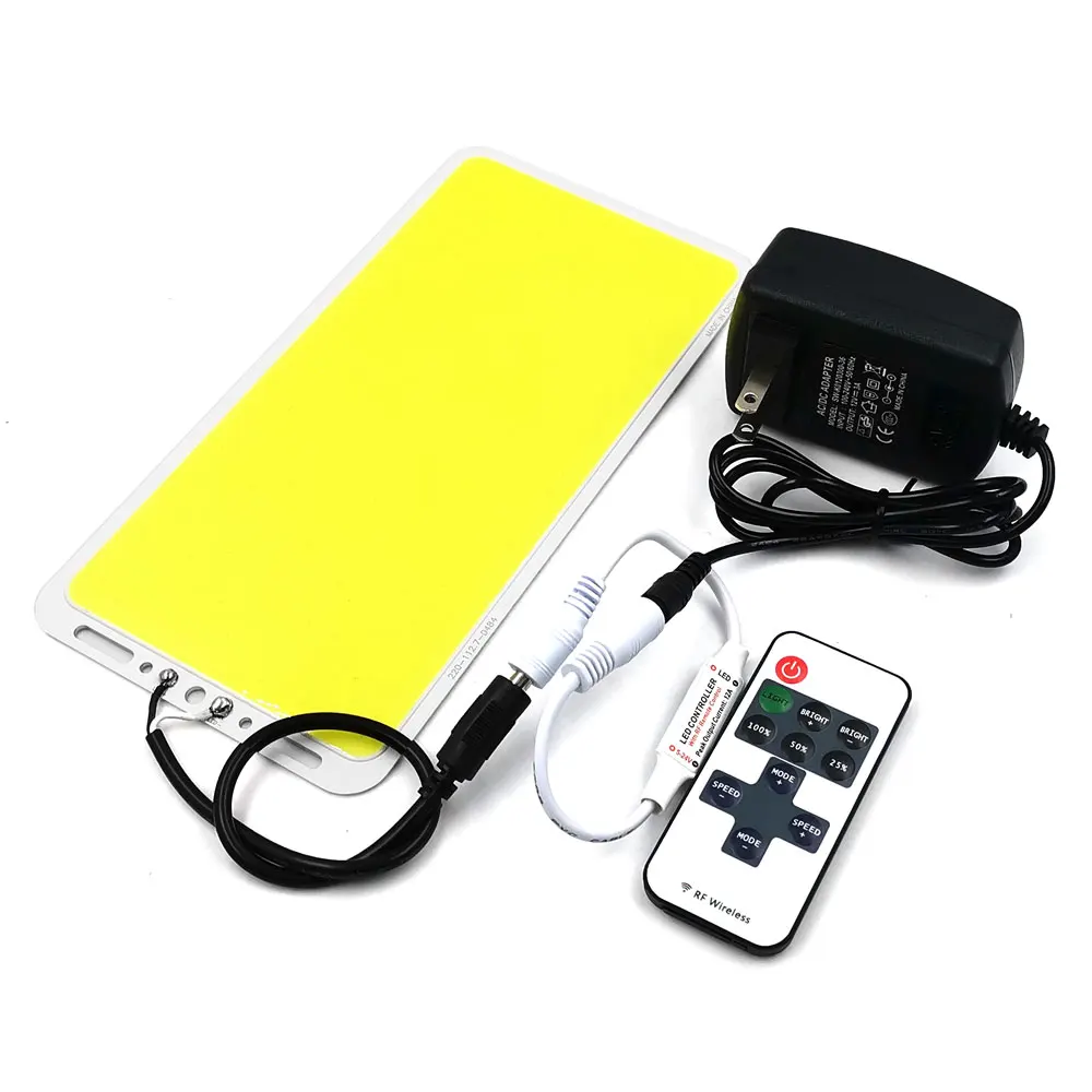 Ultra bright led panel lights 200w cob board lamp with dimmer remote control RC light