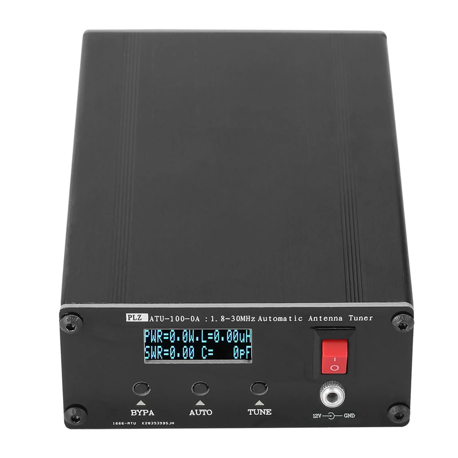 

ATU100 1.8-50Mhz Automatic Shortwave Antenna Tuner USB Type-C Rechargeable with 0.91inch OLED Display