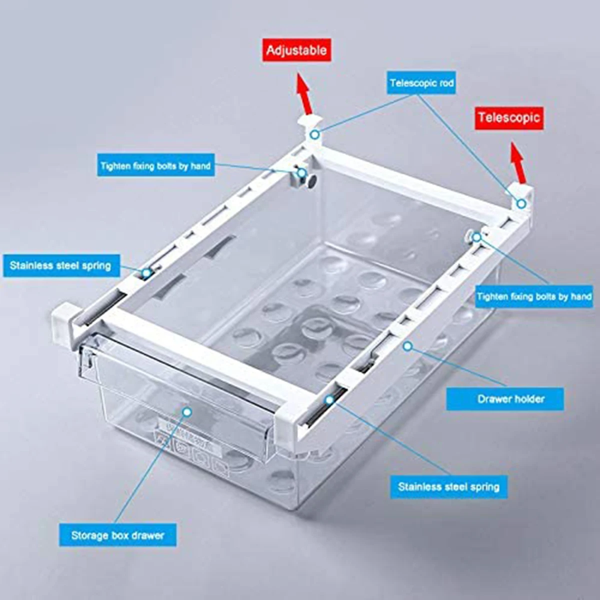 Ящик для кухни коробка сохранения свежести продуктов Пластиковая Полка чехлов