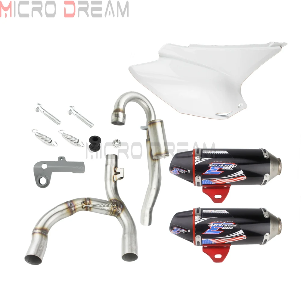 Выхлопная система глушителя для мотоцикла, Набор для Honda CRF150F CRF230F 2003- CRF 230F 150F грязи велосипед выхлопной трубы глушителя