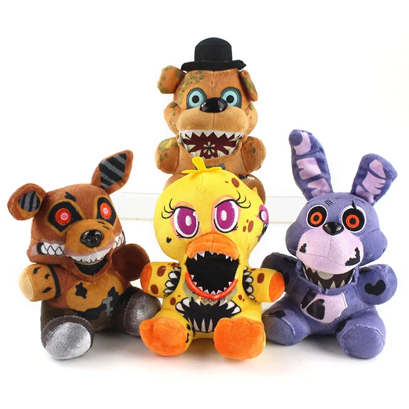 18 см 4 шт./lotFive Nights at Freddy's пять ночей у Фредди Плюшевые игрушки Аниме медведь