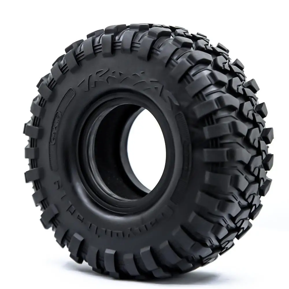 

TRX4 TRX6 RC 120MM 1.9" Rubber Rocks Tires for 1:10 RC Rock Crawler Axial SCX10 Canyon Trail Trax #8174