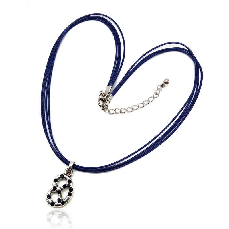 Женское винтажное ожерелье с подвеской в виде Черной Веревки | Украшения и