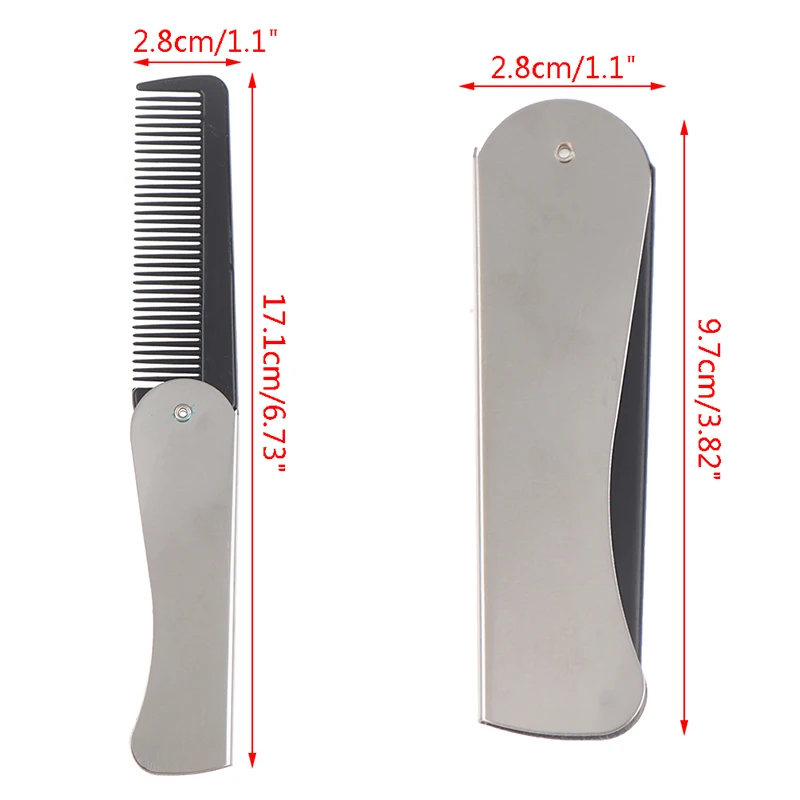 

Portable Folding Pocket Combs For Men Oil Head Portable Beard Combs Hair Styling Product Combs For Man Women