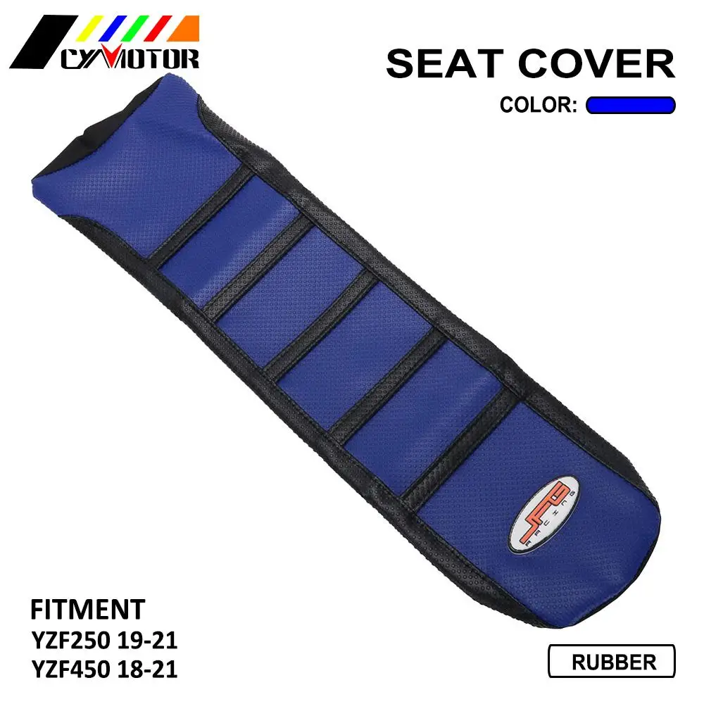 

For Yamaha YZF250 YZF450 YZF 250 450 YZ250F YZ450F YZ-F Motorcycle Rubber Gripper Soft Seat Cover Dirt Pit Bike 2018-2020 2021