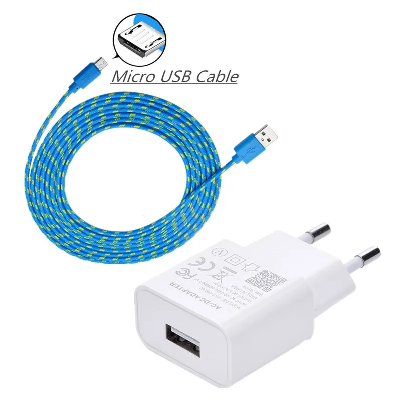 Настенное зарядное устройство адаптер 1 м Micro USB кабель для передачи данных huawei Y7