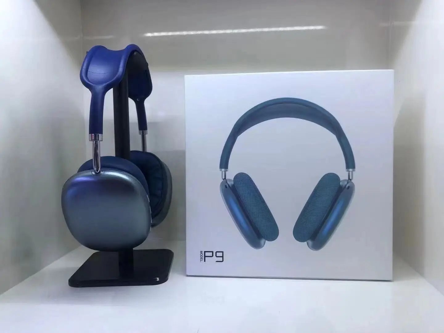 

Wireless Bluetooth Headset P9 Max Sports Wireless 5.0 Headphones Stereo HIFI Earphone With Mic for iOS Android 3.5mm AUX/FM/Card