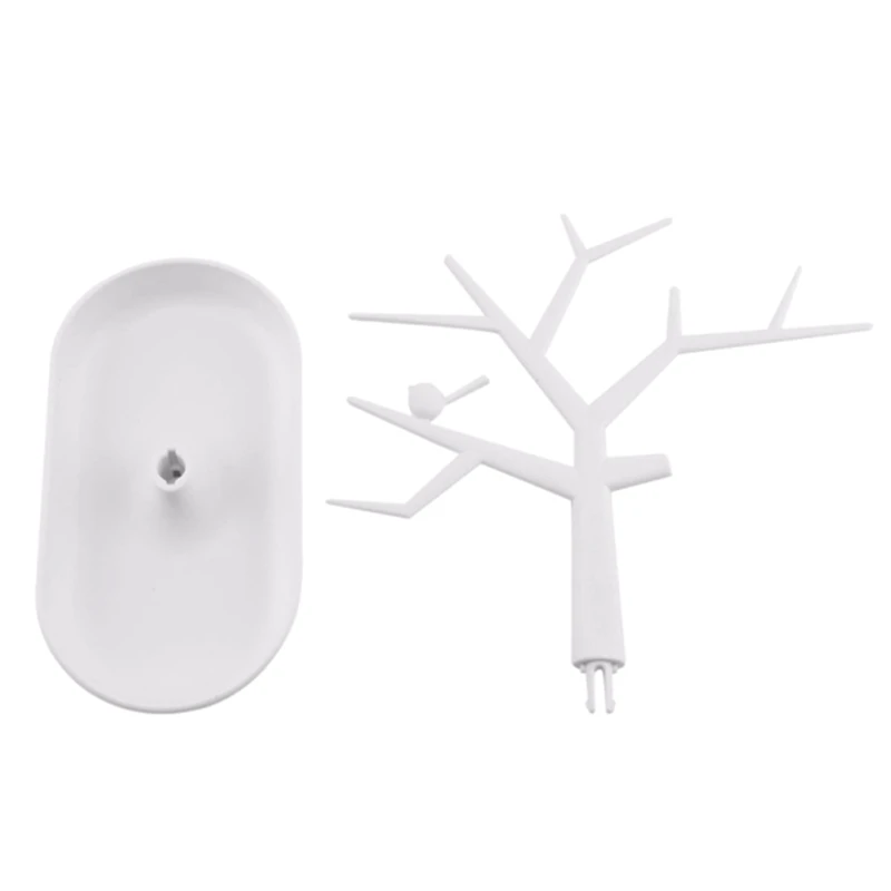 

2Pcs Style Simple and Elegant Female Home Decoration Ceramic Crafts Decoration Creative Jewelry Shelf