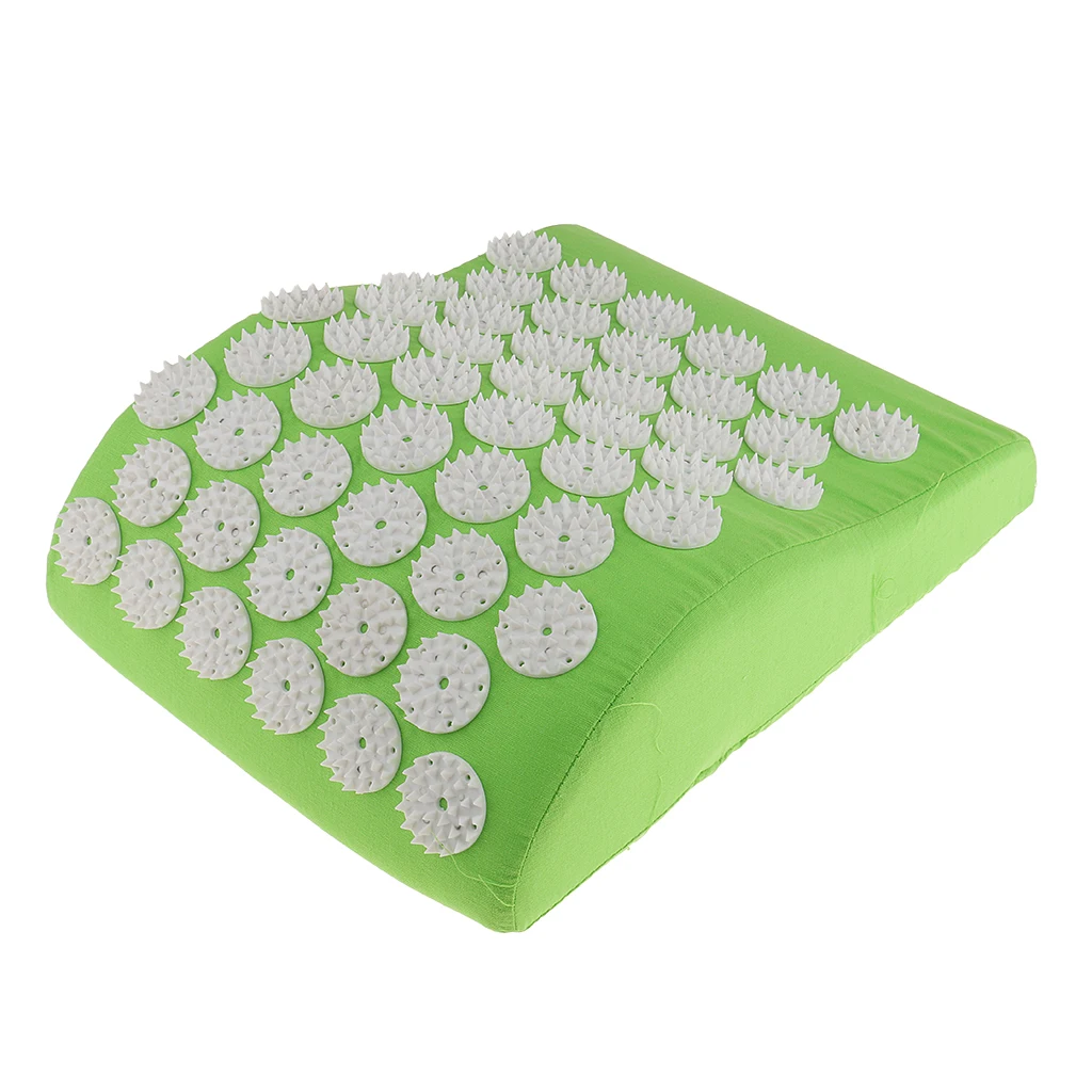 Neck Pillow Cushion Acupressure Massage Mat for Shoulder Head Stress Tension Relaxing Home Yoga Use |