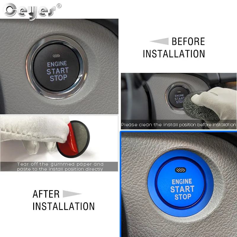Автомобильный Стайлинг Ceyes для Toyota Corolla Camry Rav4 Yaris CHR Prius автостайлинг кнопка