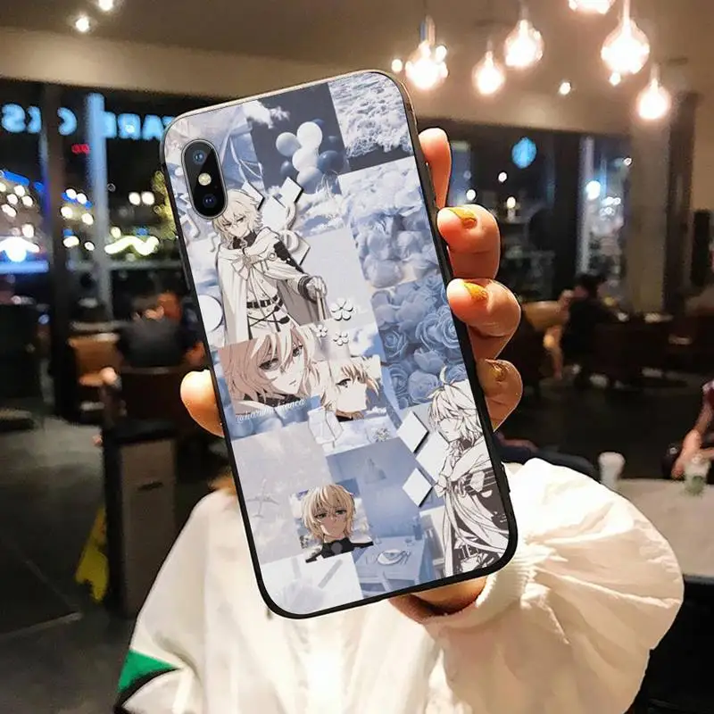 

Anime Mikaela Hyakuya japan manga Phone Case for iPhone 11 12 pro XS MAX 8 7 6 6S Plus X 5S SE 2020 XR