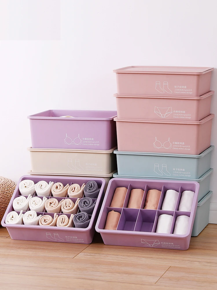 Нижнее белье и нижнее приемная коробка пластиковый ящик типа студенческого