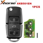 1 шт.лот XHORSE XKB501EN проводной универсальный дистанционный ключ для Volkswagen B5 Тип 3 кнопки для VVDI ключ инструмент английская версия