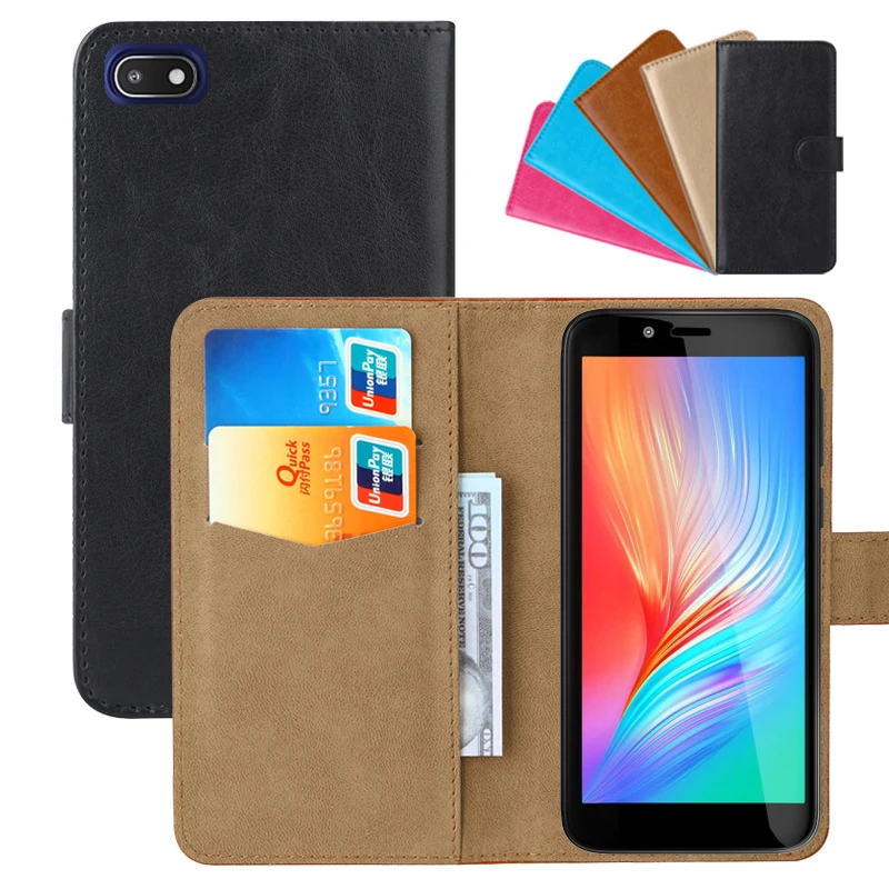 

Luxury Wallet Case For Haier Alpha A2 Lite NFC PU Leather Retro Flip Cover Magnetic Fashion Cases Strap