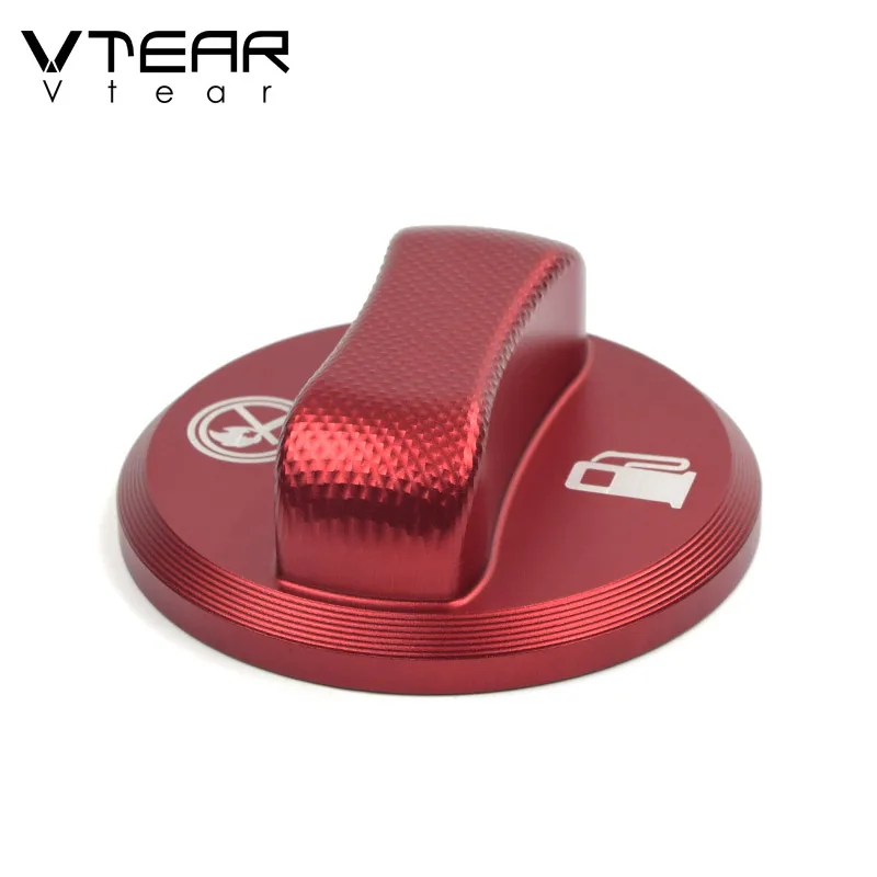 red Vtear для ниссан кашкай j11 Nissan Qashqai j11 Dualis 2 j10 крышка топливного бака Крышка Масляного газа металлическая отделка салона молдинги аксессуары часть - Название цвета: red
