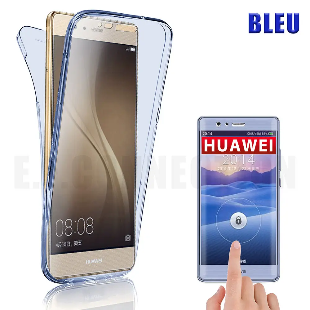 

COQUE ETUI 360 INTEGRAL HUAWEI Psmart 2019 P8/P9/Lite/P10/P20/P30/P40/Lite/Pro
