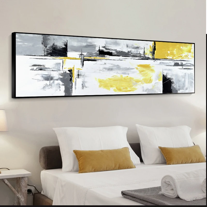 Абстрактная живопись большого размера на холсте рисунок стену картины для