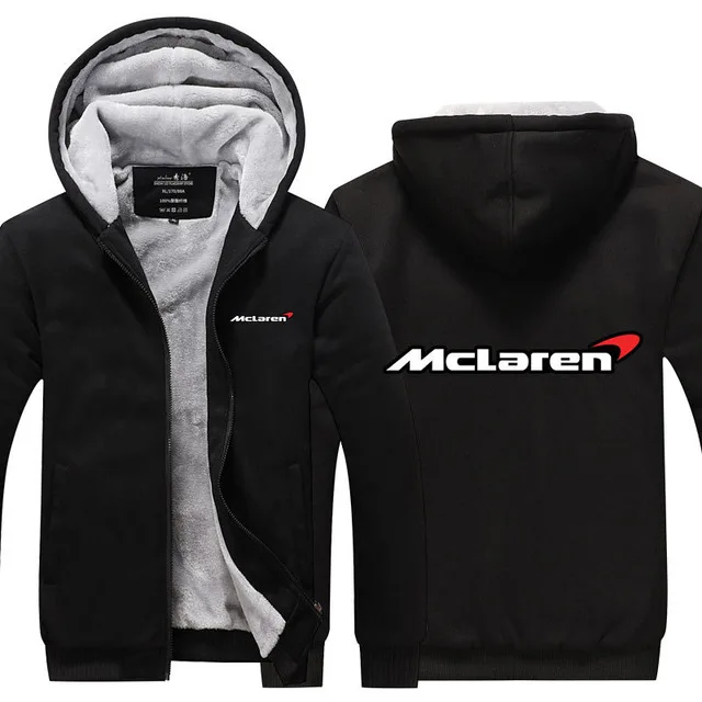

2020 New Autumn Winter men Sweatshirt Thicken for Mclaren coat zipper Sweatshirt Casual Tracksuit fashion new style