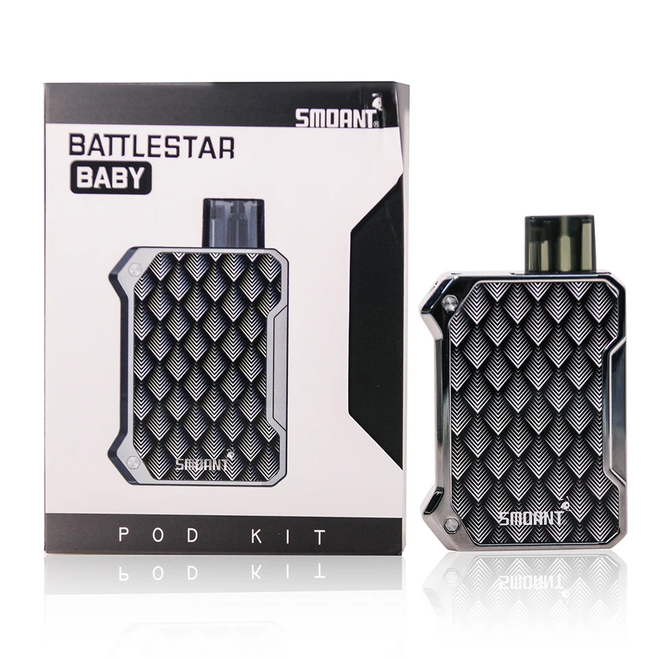Smoant Battlestar Baby Pod vape комплект 750 мАч 15 Вт 2 мл pod с 0.6ом сетка/1.2ом Ni80 катушка электронная сигарета vs Pasito pod Комплект