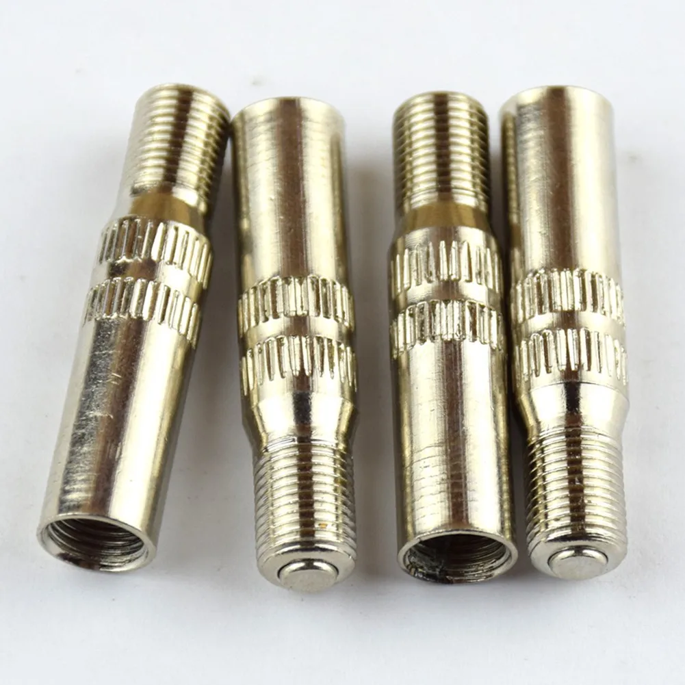 

4Pcs 39mm Metal Tire Wheel Valve Extension Extender Cap Stem For Car Truck Van Alloy Clip To Fix The Adapter Tire Inflation Rod