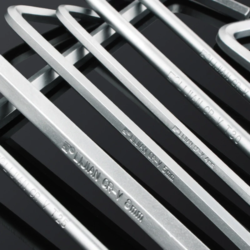 LAMEZIA 9 шт. сплав шестигранный ключ торцевой инструменты шариковый ключ|Гаечный