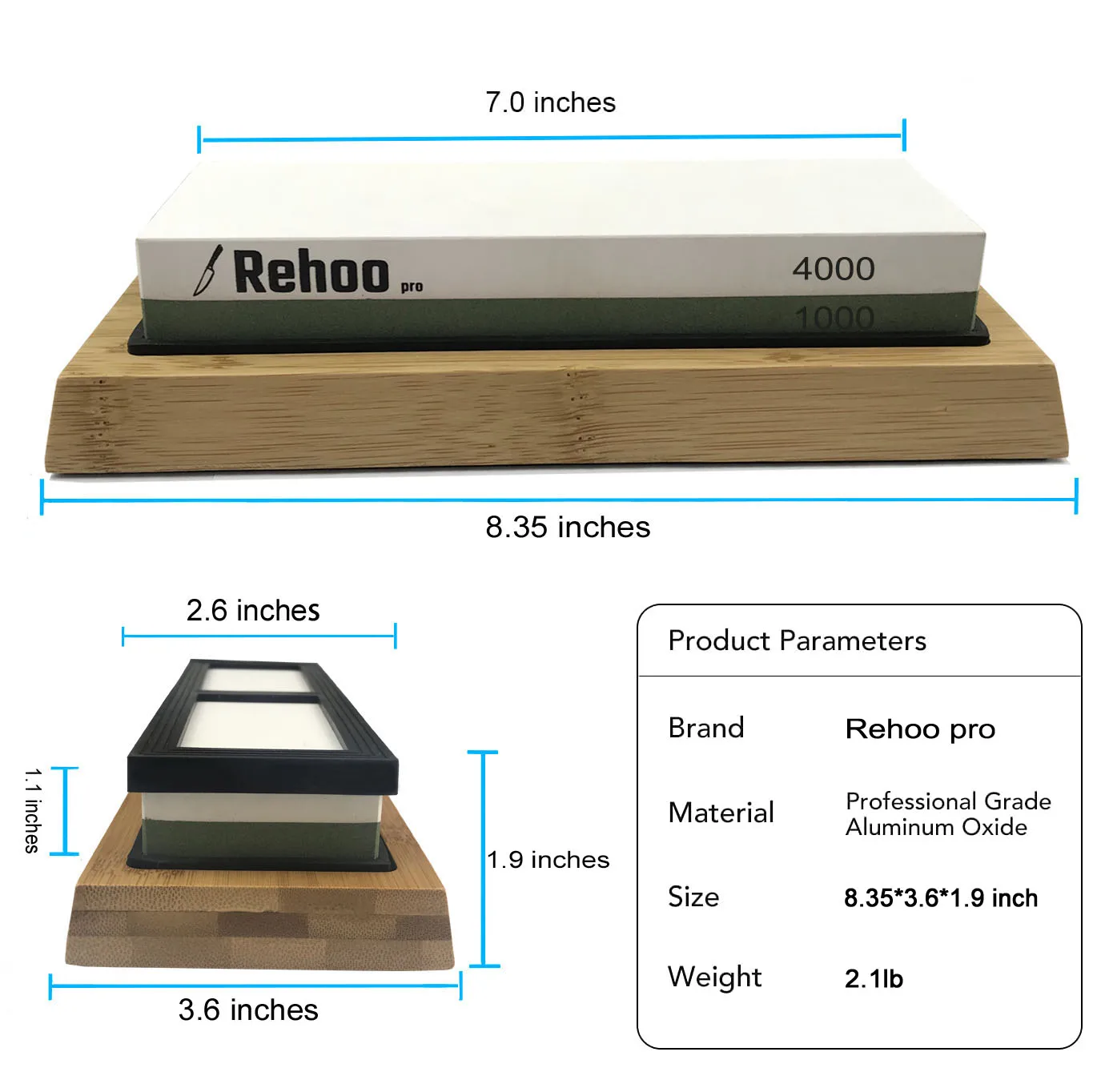 rehoo double sided sharpening stone set chef kitchen knife gadget knives carpentry abrasive tool whetstone grindstone grinder free global shipping