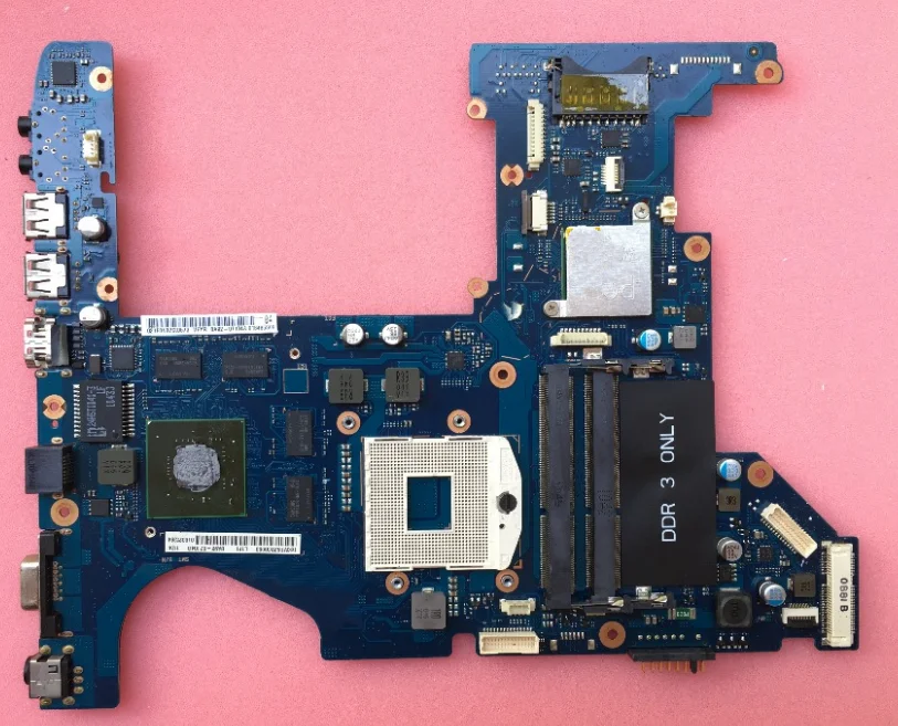 

KEFU For Samsung RF510 Laptop Motherboard BA92-07112A BA41-01372A HM55 DDR3 GPU GT330M 1GB Tested 100% Work And Free CPU