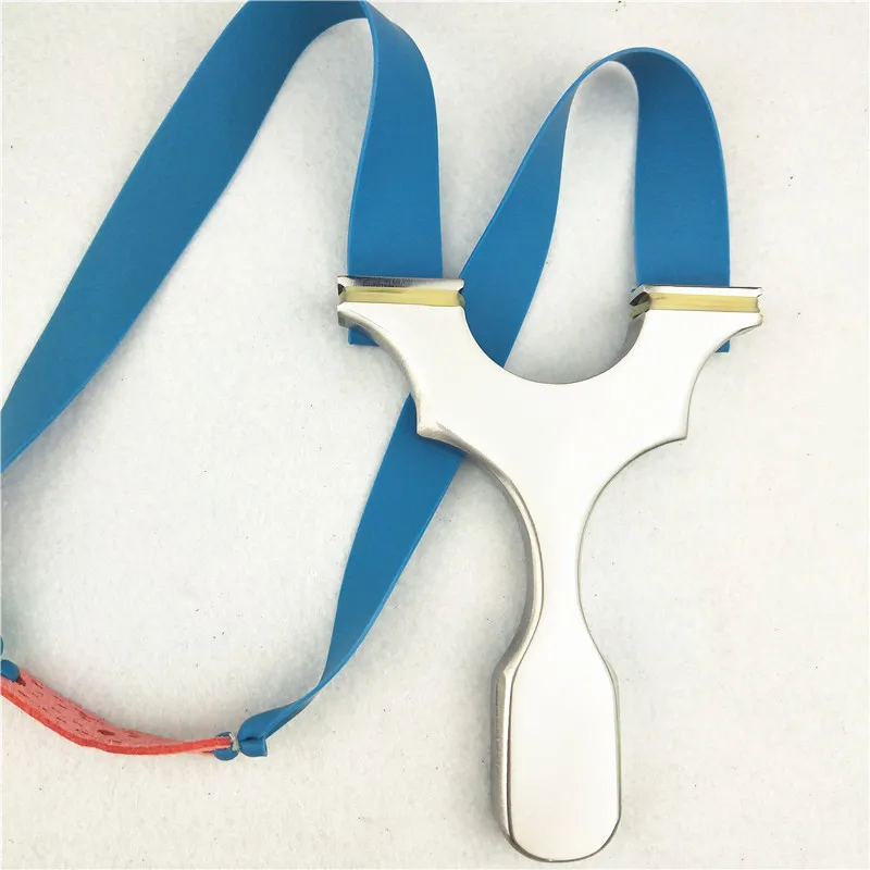 

Accept customization Slingshot Hunting Catapult rubber band Stainless Steel Outdoor Shooting Game High Quality Slingshots