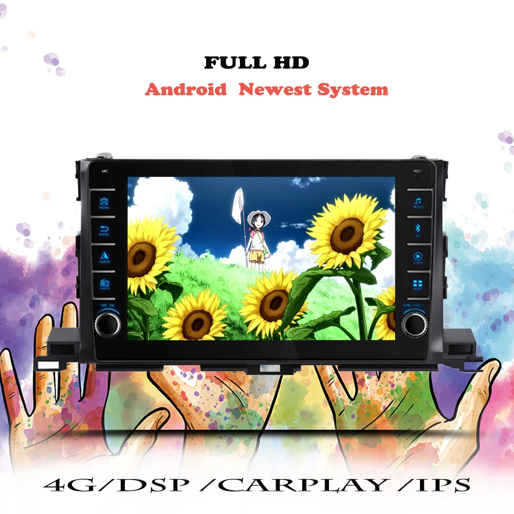 

Car Radio For Toyota Highlander 3 XU50 2013 - 2017 2018 2019 2020 Navigation GPS Android 11 DVD Multimedia Player Tape Recorder