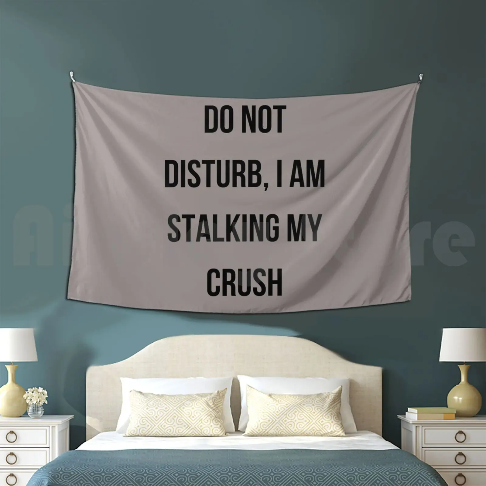 

Stalker Customized Tapestry Sarcasm Funny Humor Stalking Sarcastic Meme Joke Text Irony Witty Black