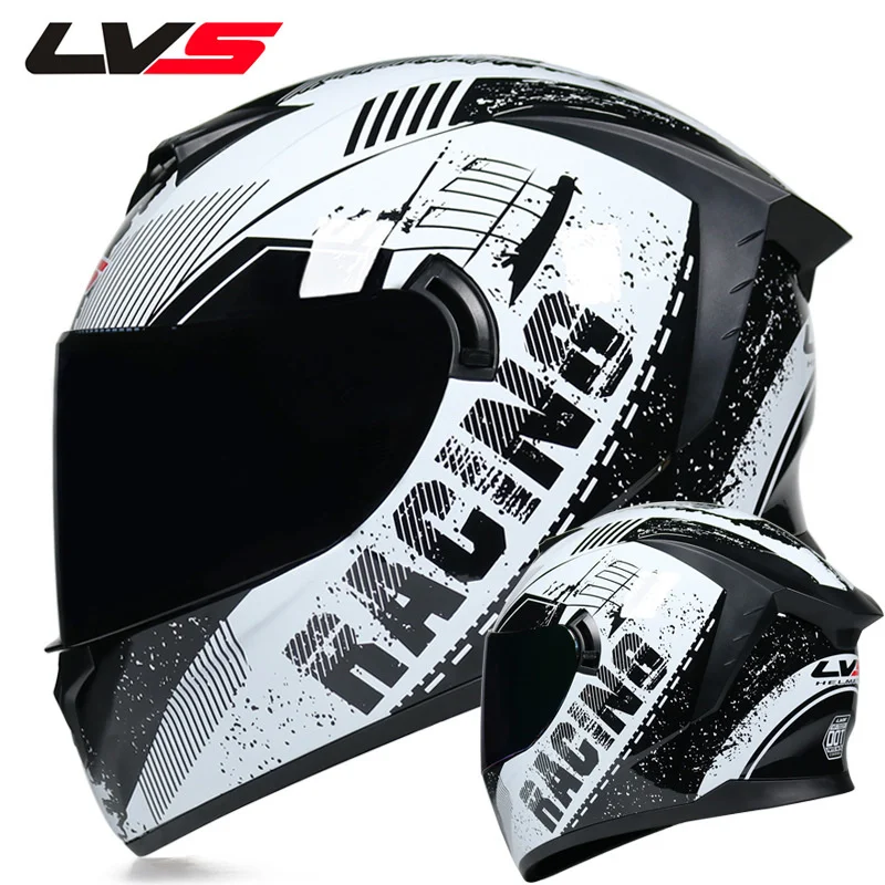 

Full Face Motorcycle Helmets ECE DOT Approved Double Visors Racing Modular Dual Lens Motocross Motorbike Helmet For Adult