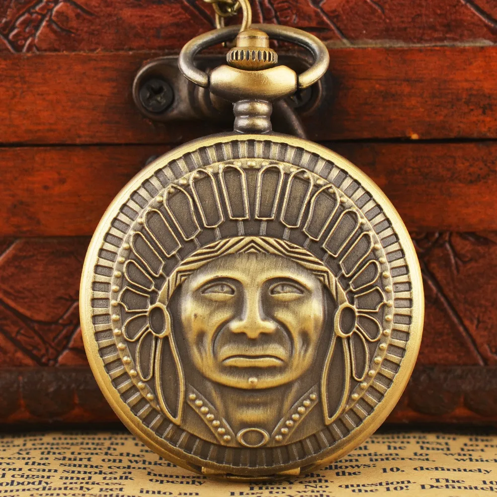 IBEINA черные полностью стальные светящиеся Механические карманные часы стимпанк