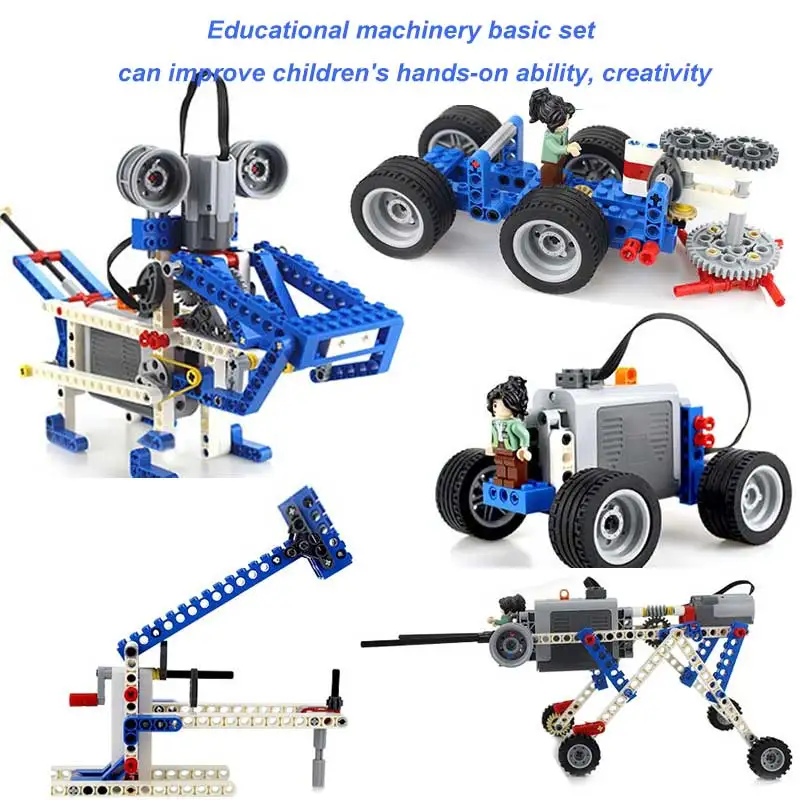 DIY детали RC 9686 Lepinblocks lepining MOC креативный технический робот Playmobil строительные