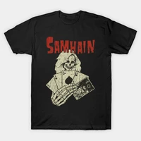 2021 menwomens summer black street fashion hip hop death dealer 1984 samhain t shirt cotton tees short sleeve tops
