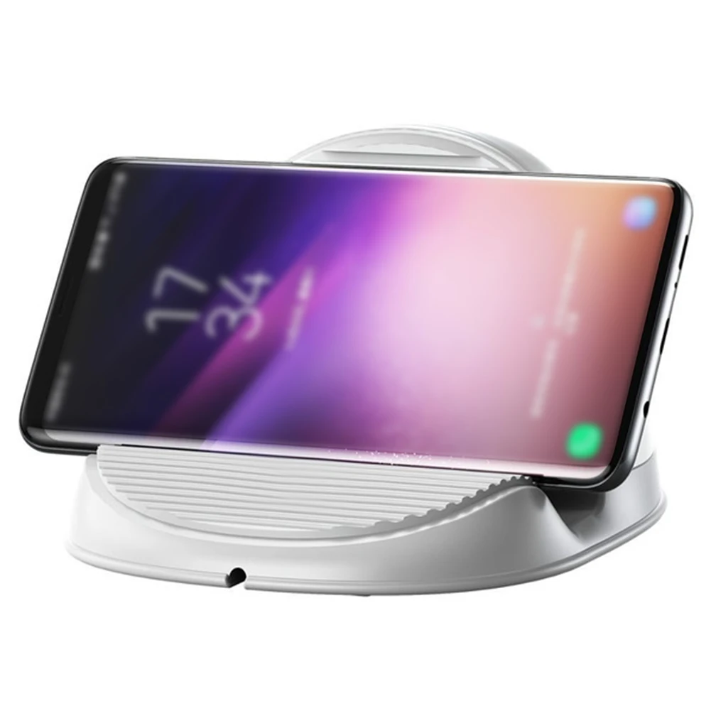 

USB Charging Mobile Phones Charging Pad Wireless Charger Fast Charging Desktop Anti-skid Radiating Fan Powerful For Samsung S9