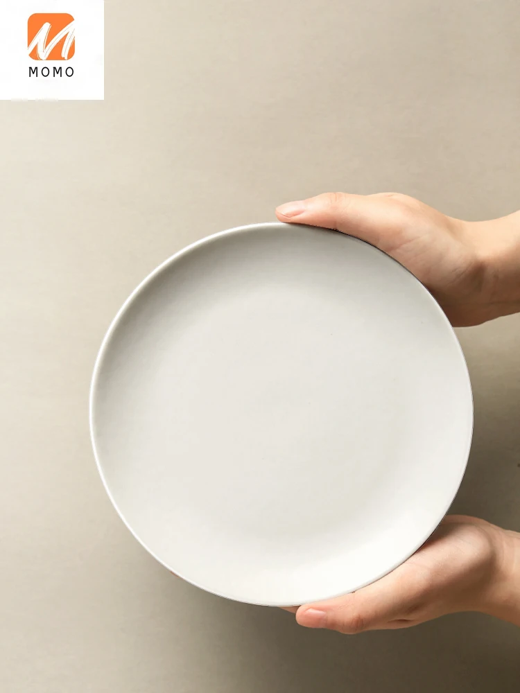 

Japanese Style Handmade Ceramic Tall Fruit Bowl Refreshments Plate Pastry Dried Fruit Snack Tray Tableware Dessert Table