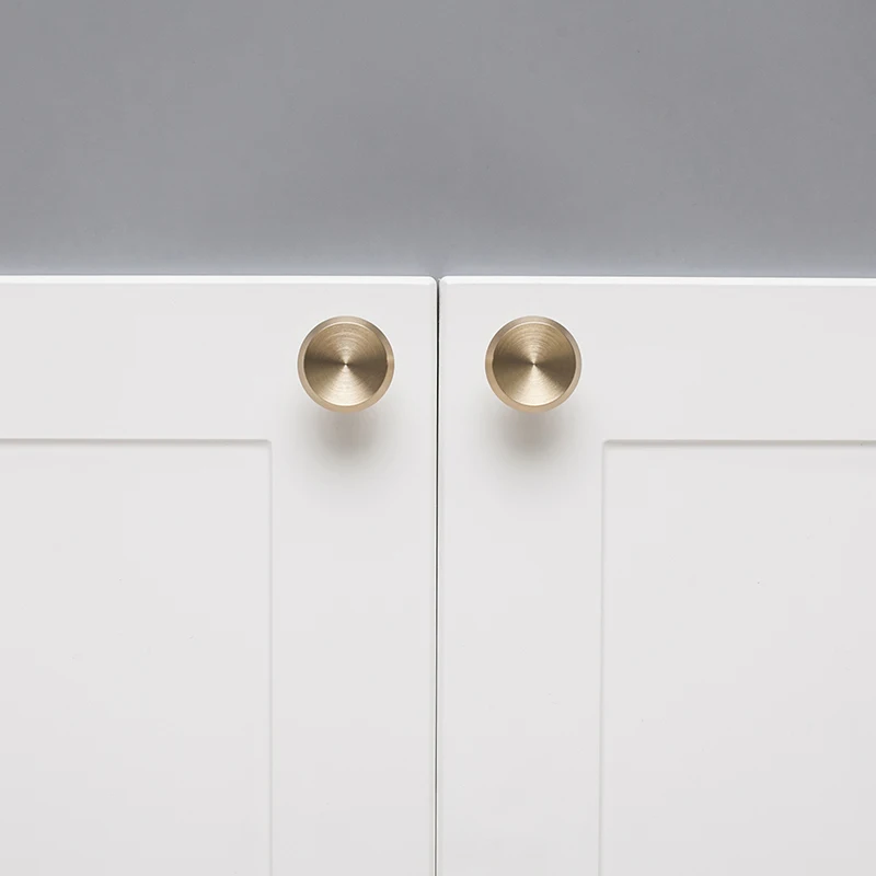 Simanfei 4 шт. ручка скандинавские простые креативные из чистой меди