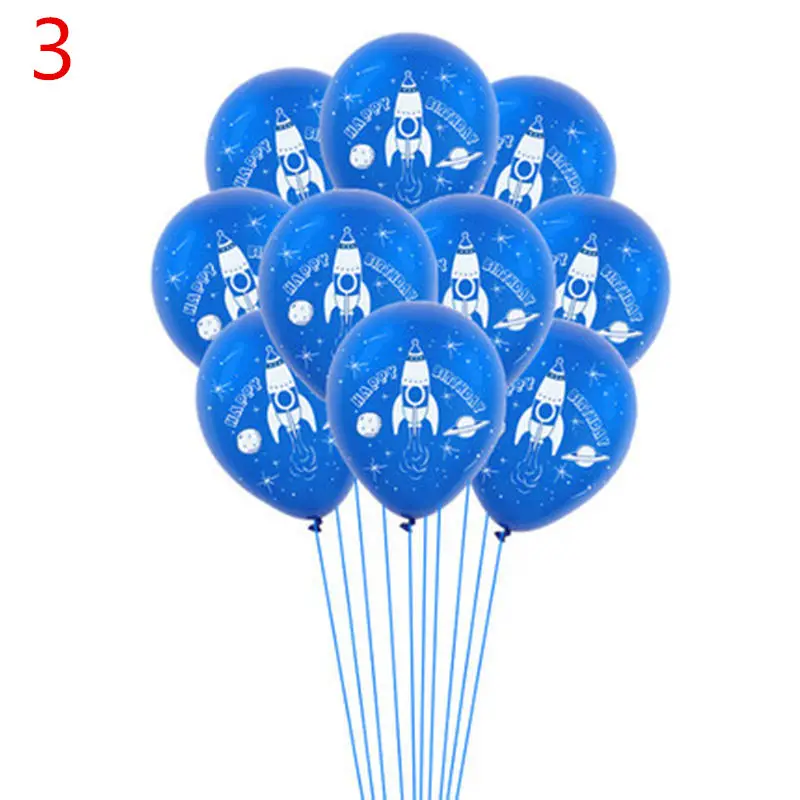 15 шт./компл. вечерние украшения на день рождения Космос астронавт ракета