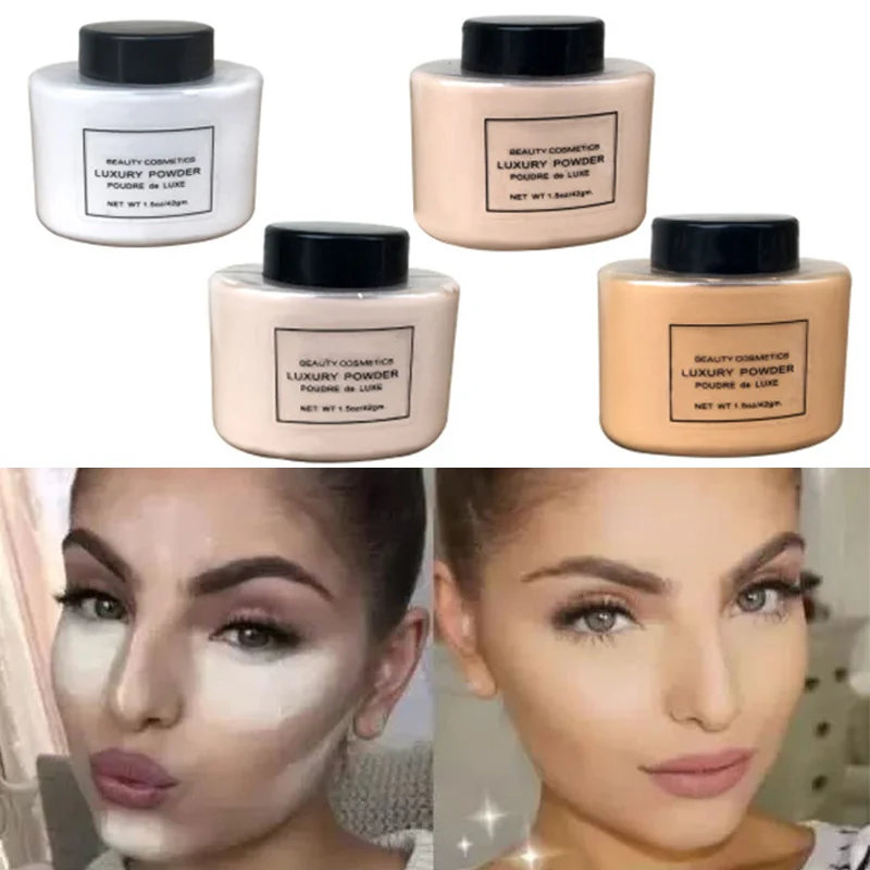 Банан рассыпчатая пудра для гладкой кожи контроль жирности лица Пудра макияж