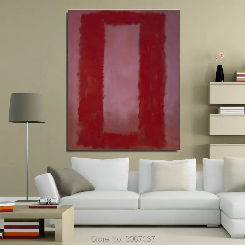 Mark Rothko абстрактная живопись маслом на холсте Безрамная голограмма гостиная